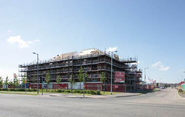 Redrow homes under construction